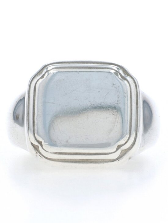 Slane-&-Slane Products - Wilson Brothers Jewelry Slane & Slane Men\'s Signet Ring - Sterling Silver 925 Engravable Square